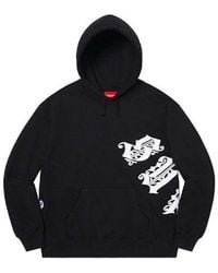 Supreme - Old English Wrap Hooded Sweatshirt - Lyst