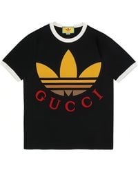 Gucci - X Adidas Cotton T-Shirt - Lyst