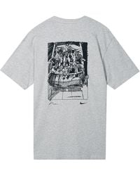Nike - Sb Back Graffiti Funny Pattern Printing Round Neck Short Sleeve Light T-Shirt - Lyst