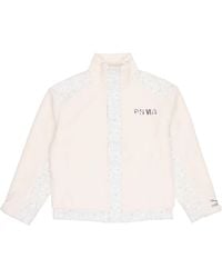 PUMA - Paisley Woven Patched Sherpa Jacket Cashew Splicing Lamb's Wool Stay Warm Logo - Lyst