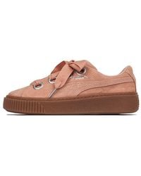 PUMA - (Wmns) Platform Kiss Suede - Lyst