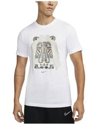 Nike - Lebron James Lion Pattern Round Neck Pullover Short Sleeve T-Shirt - Lyst