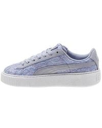 PUMA - (Wmns) Basket Platform Fo Lace Up 'Icelandic' - Lyst