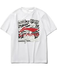 Li-ning - Graphic Loose Fit T-shirt - Lyst