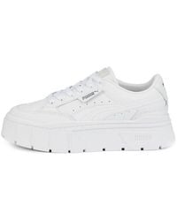 PUMA - (Wmns) Mayze Stack Leather 'Triple' - Lyst