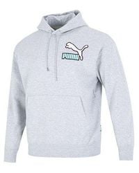 PUMA - Colorblock Fandom Logo Hoodie - Lyst