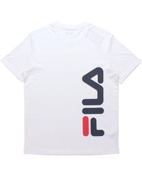Fila - Casual Logo Printing Sports Round Neck Short Sleeve - Lyst
