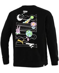 PUMA - Back Large Printing Sports Training Knit Pullover - Lyst