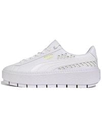 PUMA - (Wmns) Platform Trace Metallic C Sneakers - Lyst