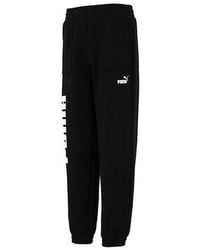 PUMA - Logo Sweatpants - Lyst