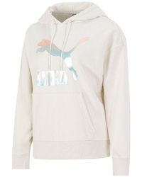 PUMA - (Wmns) Classics Logo Hoodie - Lyst