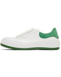 McQueen - Deck Skate Plimsoll Lace Up Suede' - Lyst