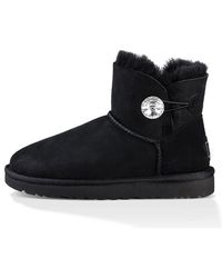 UGG - (Wmns) Mini Bailey Button Bling Fleece Lined - Lyst