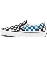 Vans - Classic Slip-On Kids/ Checkboard - Lyst