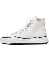 Maison Mihara Yasuhiro - Peterson High Original Sole Rubber Painted Canvas High-top Sneakers - Lyst