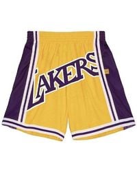 Mitchell & Ness - X Nba Big Face 2.0 Shorts 'Los Angeles Lakers' - Lyst