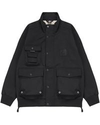 New Balance - Multiple Pockets Cargo Windproof Sports Logo Jacket - Lyst