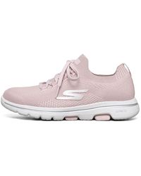 Skechers - Go Walk 5 Sports Shoes Pink - Lyst