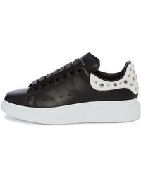 Alexander McQueen - Oversized Studded Leather Sneakers - Lyst