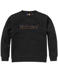 Timberland - (Wmns) Logo Texture Crew Sweater - Lyst