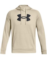 Under Armour - Fleece Logo Hoodie - Lyst