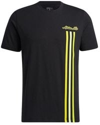 adidas - Neo Fav 3S Gr T 1 Printing Stripe Sports Round Neck Short Sleeve - Lyst