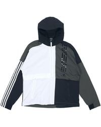adidas - O2 Wb Cb Fleece Lined Logo Casual Sports Hooded Jacket - Lyst