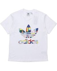 adidas - Originals Flag Lag Fill Tee Sports Short Sleeve - Lyst