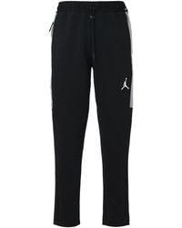 Nike - Air Logo Printed Knitted Color Block Casual Sports Pants - Lyst