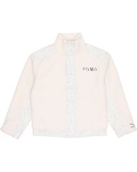 PUMA - Paisley Woven Patched Sherpa Jacket Cashew Splicing Lamb's Wool Stay Warm Logo - Lyst