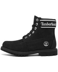 Timberland - (Wmns) 6 Inch Premium Waterproof Boots Nubuck Logo' - Lyst