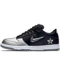 Nike - X Supreme Sb Dunk Low Qs 'Metallic' - Lyst