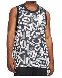 Nike - Dri-Fit Zion Letter Printed Basketball Sports Net Ventilate Quick-Dry Vest - Lyst