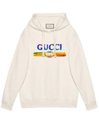 Gucci - (Wmns) Sweatshirt With Sequin Logo 'Off' - Lyst