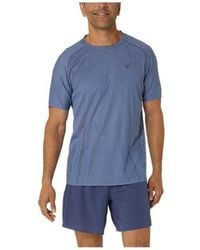 Asics - Metarun Running T-Shirt 'Denim' - Lyst