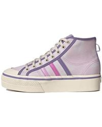 adidas - (Wmns) Nizza Platform Mid Shoes 'Almost Pulse Lilac' - Lyst