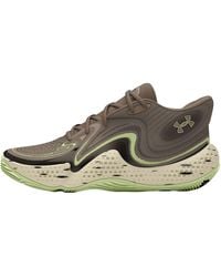 Under Armour - Spawn 6 Mid 'Taupe Dusk' - Lyst