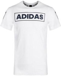 adidas - Adi 360 Logo Printing Sports Round Neck Short Sleeve - Lyst