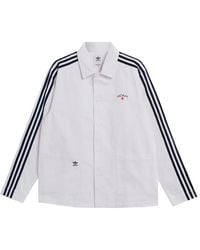 adidas - Originals X Noah Crossover Logo Stripe Jacket - Lyst