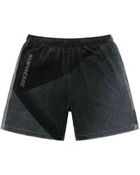 Supreme - Geo Velour Shorts - Lyst