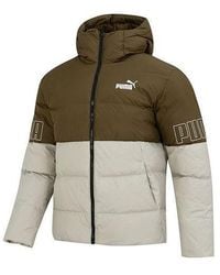 PUMA - Power Down Hooded Jacket - Lyst