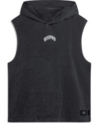 Li-ning - Badfive Graphic Sleeveless Hoodie 'Washed' - Lyst