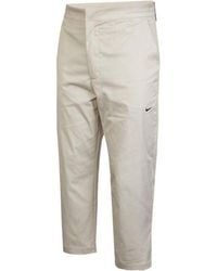 Nike - Solid Color Straight Slim Fit Woven Casual Long Pants/Trousers - Lyst