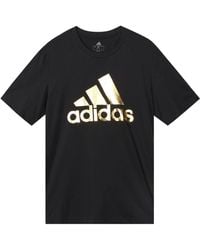 adidas - 8-Bit Foil Grfx Printed Short Sleeve Tee - Lyst