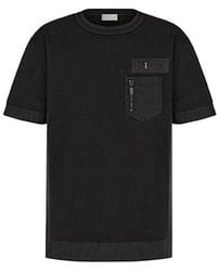 Dior - X Sacai Crossover Fw21 Large Cotton Short Sleeve T-Shirt - Lyst