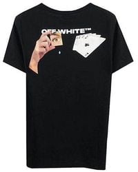 Off-White c/o Virgil Abloh - C/O Virgil Abloh Hand Card Over Tee - Lyst