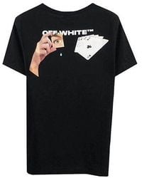 Off-White c/o Virgil Abloh - C/O Virgil Abloh Hand Card Over Tee - Lyst