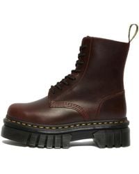 Dr. Martens - Audrick Brando Leather Platform Lace Up Boots - Lyst