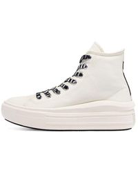 Converse - (Wmns) Chuck Taylor All Star Move High 'Archive Print Egret' - Lyst