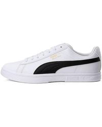 PUMA - Court Star Low Top Casual Skate Shoes White - Lyst